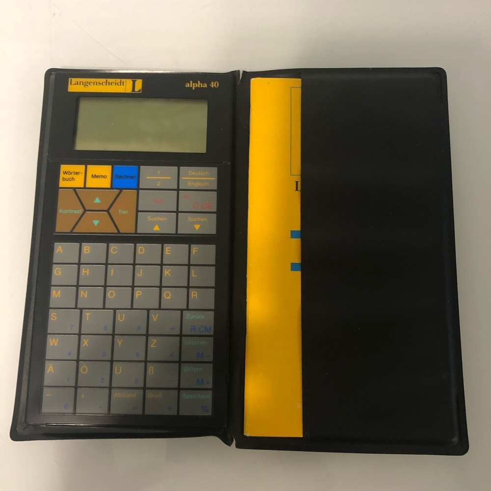Langenscheidt Alpha 40 Electronic Translator & 2 Calculators Lot of 3